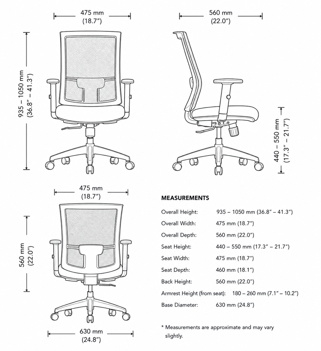 Volt Ergonomic Mesh Office Chair