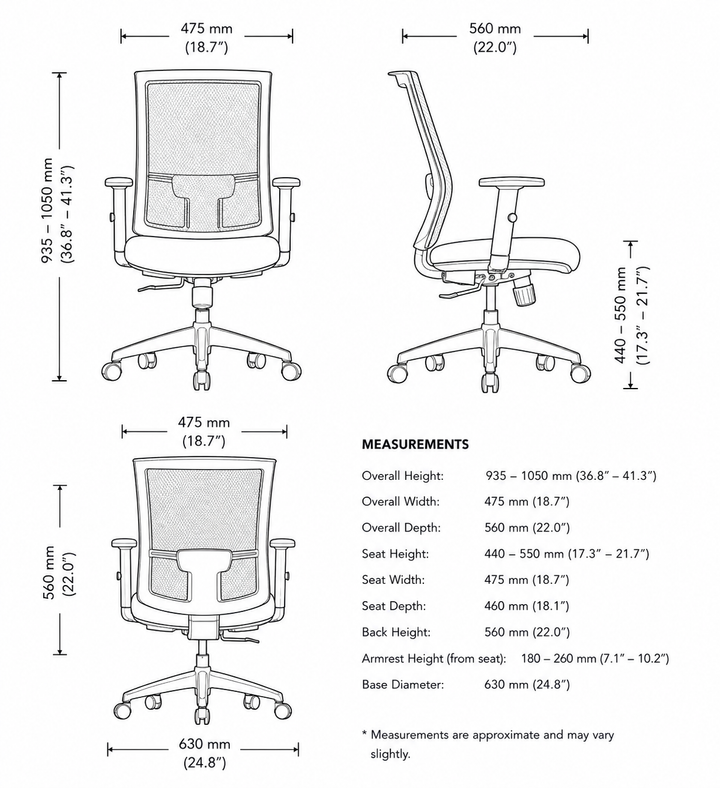 Volt Ergonomic Mesh Office Chair