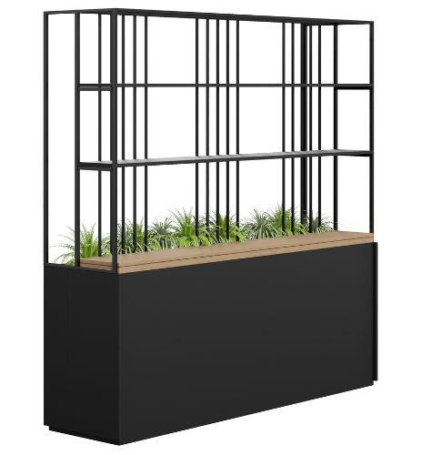 Pryce Garden Storage Divider Wall