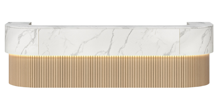 Stellar Reception Counter Desk