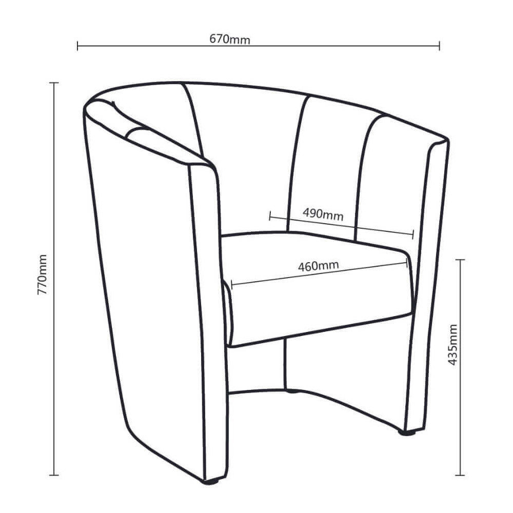 Yarra Tub Chair Single