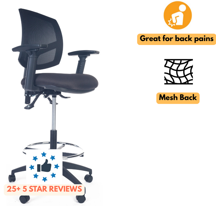 Flow Ergonomic Drafting Office Chair