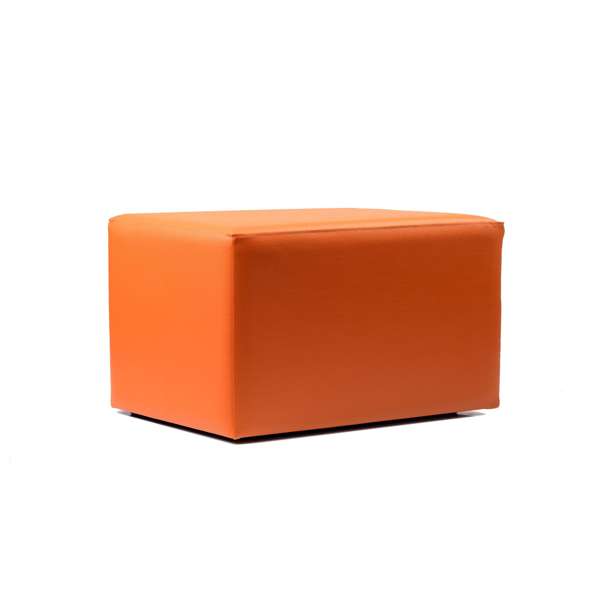 Durafurn Ottoman Rectangle - Orange
