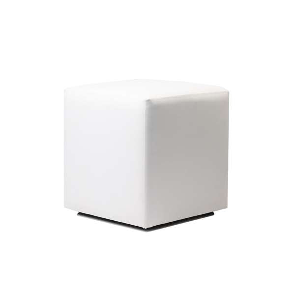 Durafurn Ottoman Cube - White