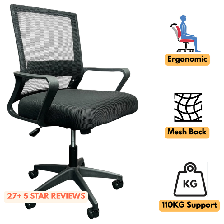 Prest Mesh Ergonomic Gaslift Chair