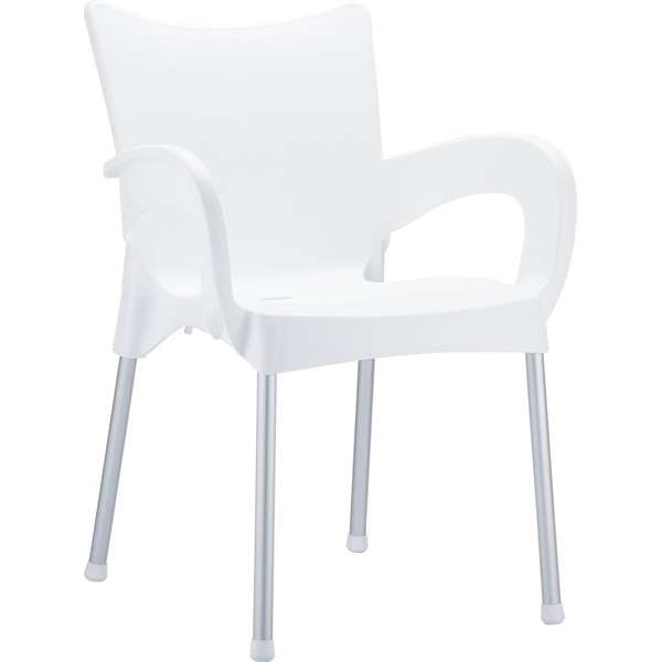 Siesta Romeo Arm Chair - White