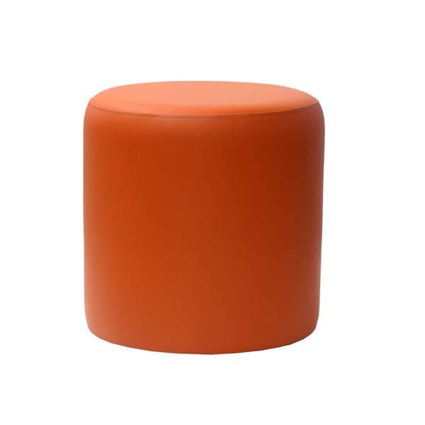 Durafurn Ottoman Round - Orange