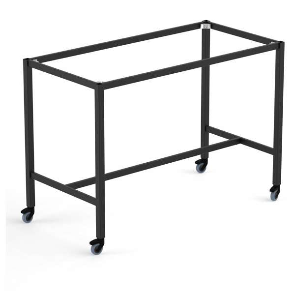 Durafurn Spire Square leg 950 Bar Height Frame 1340 x 740 x 950H - with 100mmH castors