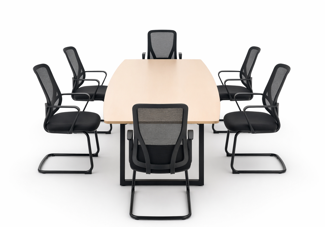 Loop Boardroom 6 x Swan Chair Bundle Set