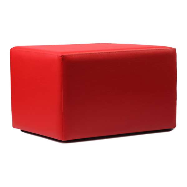 Durafurn Ottoman Rectangle - Red